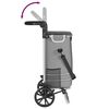 vidaXL Winkel trolley Grijs 36,5 x 46,5 x 100,5 cm Oxford stof