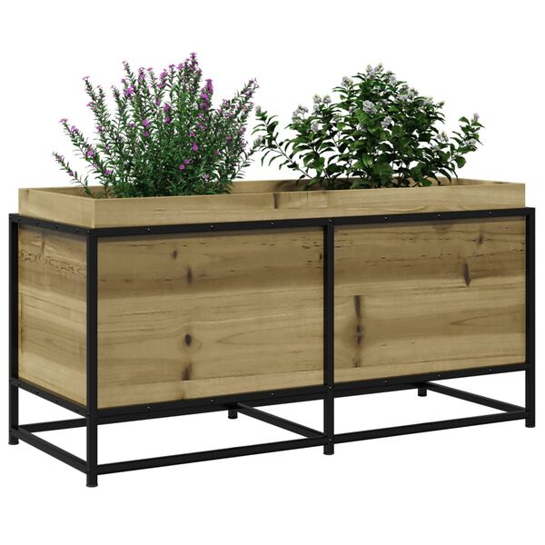 vidaXL Plantenbak 100x40x50 cm ge&iuml;mpregneerd grenenhout