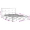 vidaXL Bedframe zonder matras massief grenenhout 150x200 cm