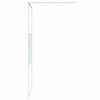vidaXL Inloopdouchewand 100x195 cm transparant ESG-glas wit