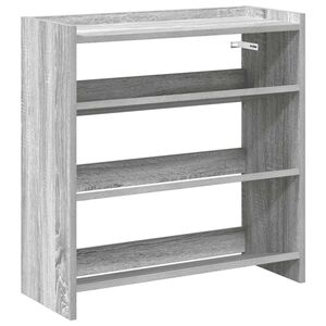 vidaXL Schoenenrek 60x25x62 cm bewerkt hout grijs sonoma eikenkleurig