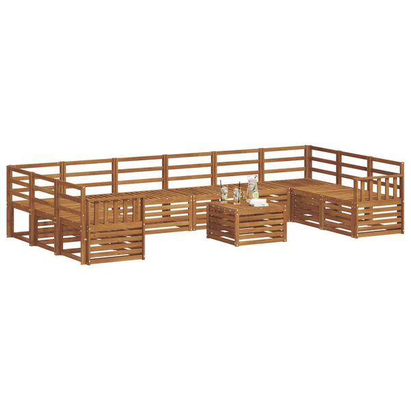 vidaXL Sofa-Sets Naturel Massief Acaciahout