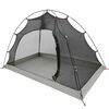 vidaXL Tent met dak met opslag Grijs en zwart 236 x 108 x 120 cm