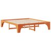 vidaXL Bedframe Bruin 200 x 200 cm Massief grenenhout