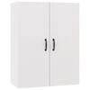 vidaXL Hangkast 69,5x34x90 cm bewerkt hout wit