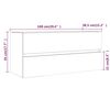 vidaXL Wastafelkast 100x38,5x45 cm bewerkt hout bruin eikenkleur