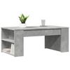 vidaXL Salontafel 102x55x42 cm bewerkt hout betongrijs