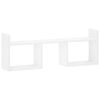 vidaXL Wandplank Wit 90 x 17 x 32 cm Bewerkt hout