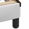 vidaXL Bedframe "Dover" kunstleer wit en zwart 90x200 cm