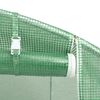 vidaXL Tuinkas met stalen frame 100 m&sup2; 20x5x2,3 m groen