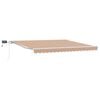 vidaXL Uitschuifbare luifel Meerkleurig 400 &times; 300 cm Stof en Aluminium