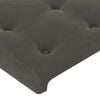 vidaXL Bedframe zonder matras 90x190 cm fluweel donkergrijs