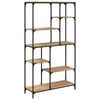 vidaXL Boekenkast Artisan Eiken 99 x 35,5 x 176 cm Bewerkt hout