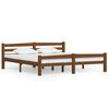 vidaXL Bedframe massief grenenhout honingbruin 180x200 cm