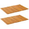 vidaXL Badmat Bruin 60 x 40 cm Massief Acaciahout