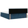 vidaXL Ottoman bed met matrassen 160x200cm fluweel donkerblauw