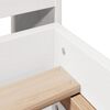 vidaXL Bedframe zonder matras massief grenenhout wit 135x190 cm