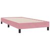 vidaXL Bedframe zonder matras 80x210 cm fluweel roze