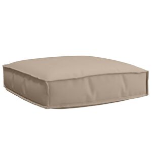 vidaXL Kussen Oxford Stof Taupe 60 x 60 x 12 cm