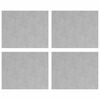 vidaXL Trapmatten 4 st 50 x 40 cm Zilver Aluminium Rechthoekig