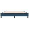 vidaXL Boxspring zonder matras fluweel donkerblauw 160x220 cm