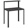 vidaXL Planttafel 80 x 50 x 104 cm Gepoedercoat staal Zwart