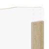 vidaXL Bedframe met hoofdeinde Sonoma Eiken 180 x 200 cm Bewerkt hout