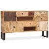 vidaXL Dressoir 140x30x80 cm massief mangohout