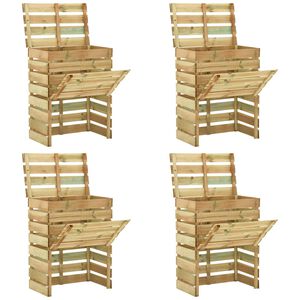 vidaXL Schuifdeur ORKDAL 86 x 198,5 cm Massief grenenhout Naturel