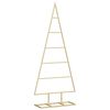 vidaXL Metalen kerstboom Goud 90 cm Poedergecoat staal