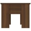 vidaXL Salontafel 79x49x41 cm bewerkt hout bruin eikenkleur