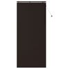 vidaXL Jaloezie Donkerbruin 120 x 250 cm 35 mm Massief Paulowniahout