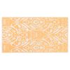 vidaXL Buitenkleed ARAKIL 80x150 cm PP oranje en wit