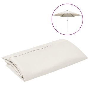 vidaXL Vervangingsdoek voor parasol 300 cm wit