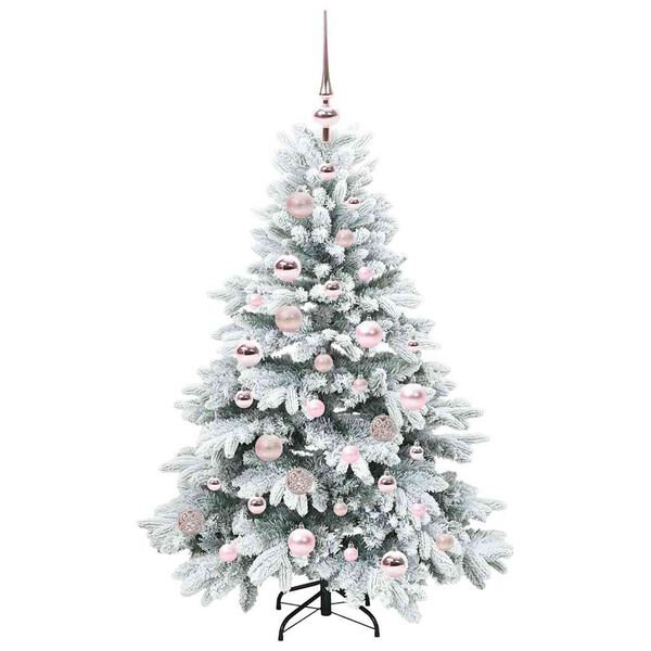 vidaXL Kunstkerstboom met 150 LED met standaard Wit 120 cm PE en PVC