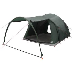 vidaXL Tunneltent 370 x 275 x 210 cm Legergroen Polyester en staal