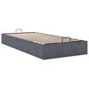 vidaXL Bedframe zonder matras 90x190 cm fluweel donkergrijs