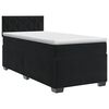vidaXL Boxspringbed met matras Donkergrijs Enkel Fluweel