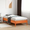 vidaXL Bedframe zonder matras massief grenenhout wasbruin 90x190 cm
