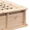 vidaXL Bedframe Bruin 135 x 190 cm Massief grenenhout