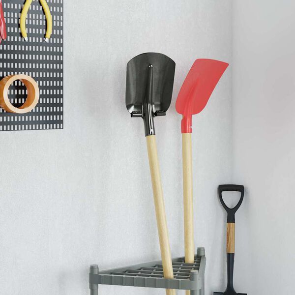 vidaXL Schep Hoofd Zilver 33 x 21 cm Gepoedercoat staal