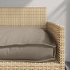 vidaXL Kussen Taupe 120 x 60 x 12 cm Oxford Stof