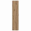 vidaXL Kantoor kast artisanaal eikenkleurig 60 x 32 x 153 Bewerkt hout