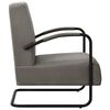 vidaXL Fauteuil stof lichtgrijs