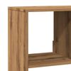 vidaXL Boekenkast 100x33x125,5 cm bewerkt hout artisanaal eikenkleurig