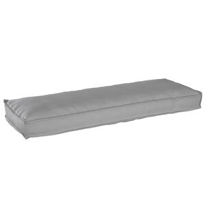 vidaXL Kussen Oxford Stof Grijs 120 x 40 x 8 cm