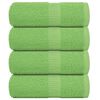vidaXL Gastendoekjes FROGN 4 st 30x50 cm 360 g/m&sup2; appelgroen