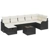 vidaXL Tuin Sofa Set 8 st Poly riet