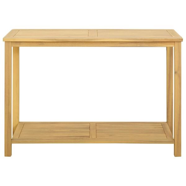 vidaXL Tuinwandtafel 110x40x75 cm massief acaciahout