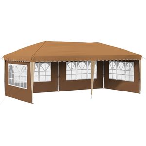 vidaXL Pop-up partytent 575 x 289 x 245 cm Beige